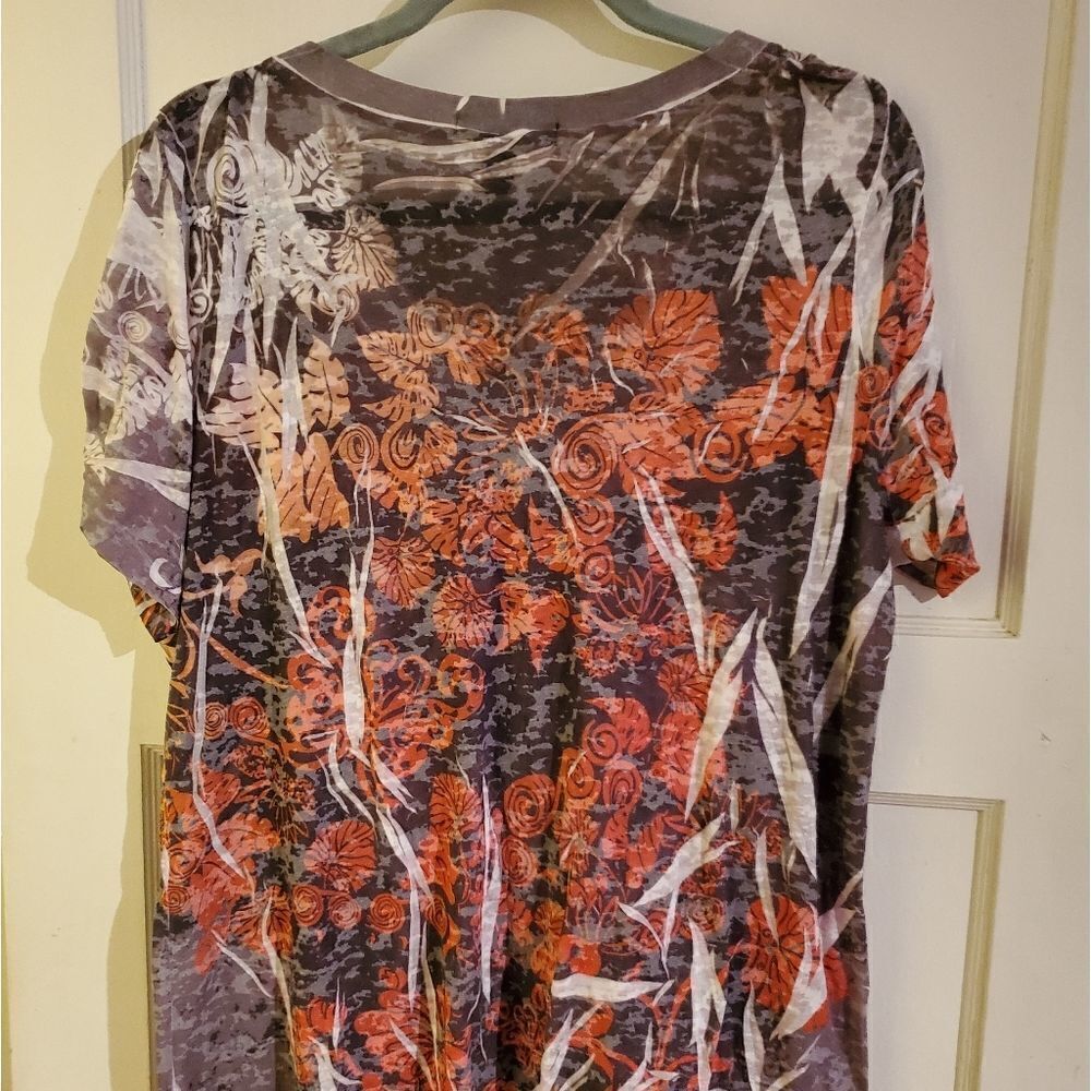 Orange and Gray Tunic - Picture 3 of 7